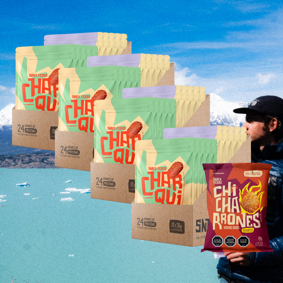 Pack Intenso Feroz con snacks de sabor fuerte