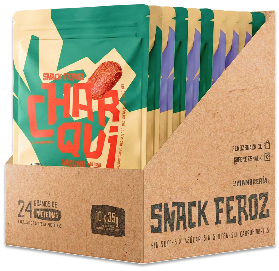 Pack 4 Cajas de Charqui - 40 Unidades