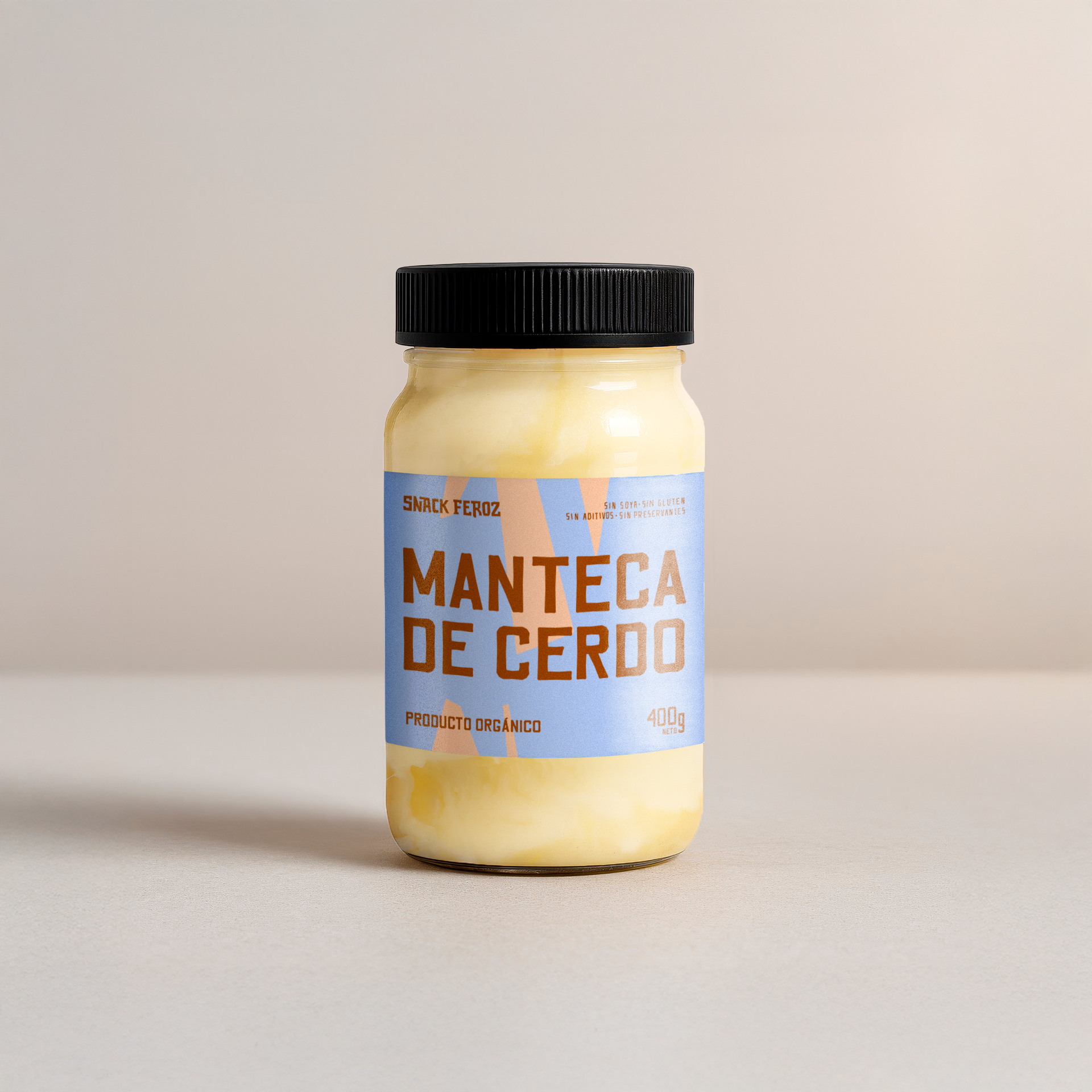 Manteca de Cerdo Feroz – 100% Pork Lard (400g)