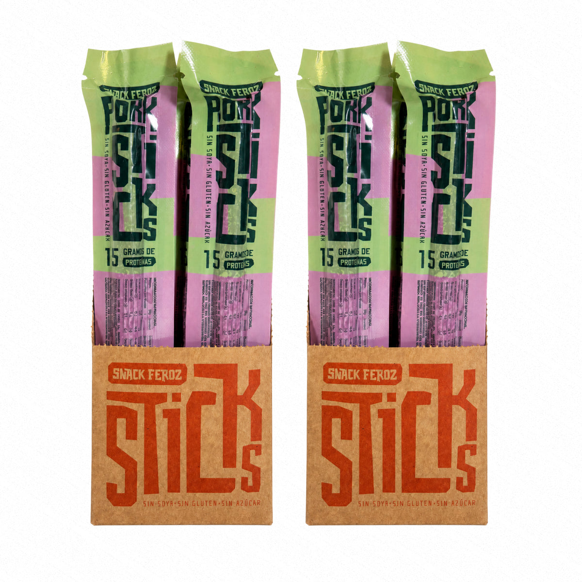 Pack 2 Box Pork Stick – 20 Unidades
