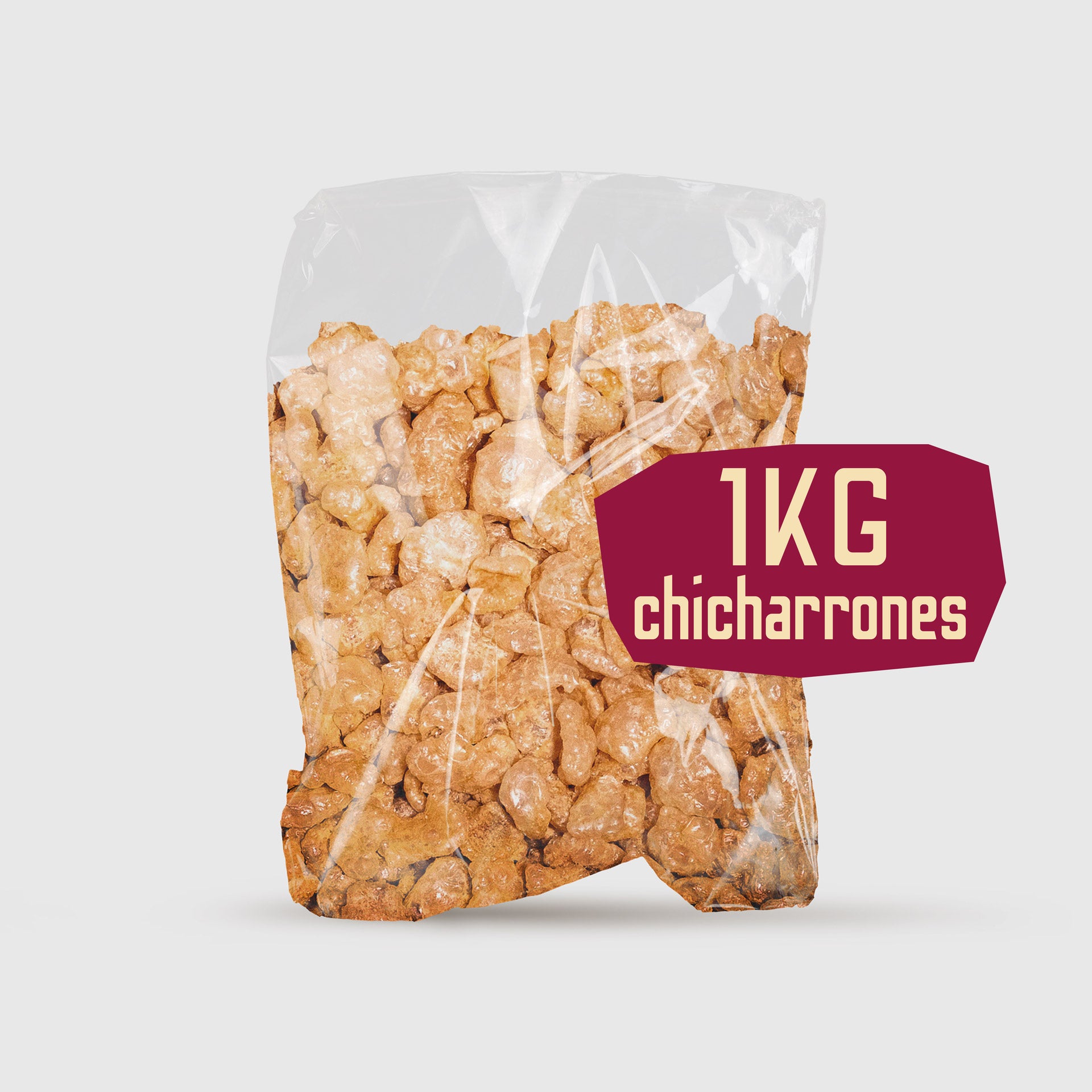 Chicharrón de cerdo keto friendly 1 kg, snack crujiente sin carbohidratos