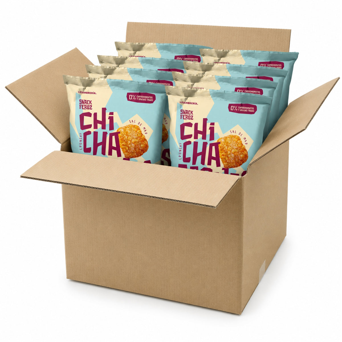 Box Chicharrones de Cerdo Naturales - 10 Unidades