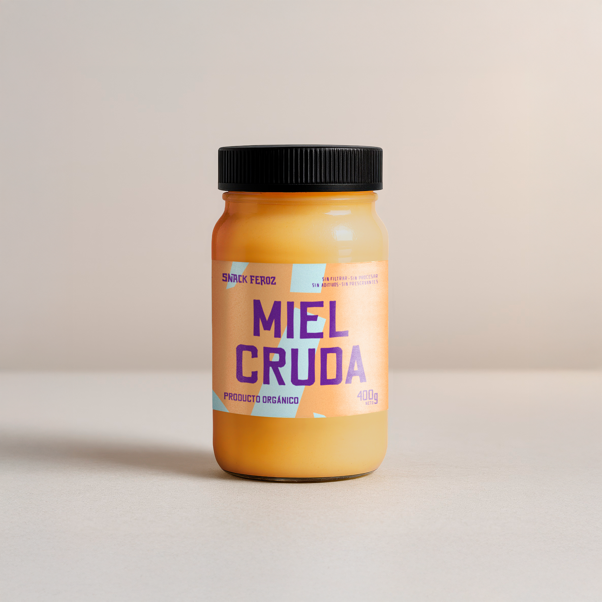 Miel Cruda Feroz – 100% Pura y Sin Procesar 400 g – SnackFeroz